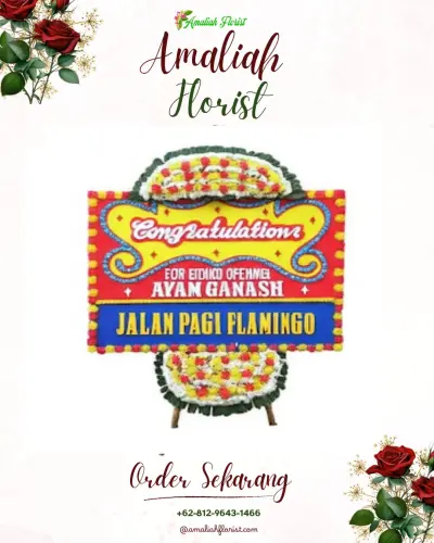 Bunga Papan Congratulation di Sri Padang